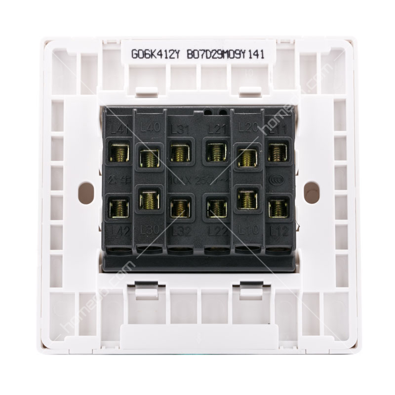 面板 四开4开双控86型带荧光象牙白g06k412y升级g06k412c