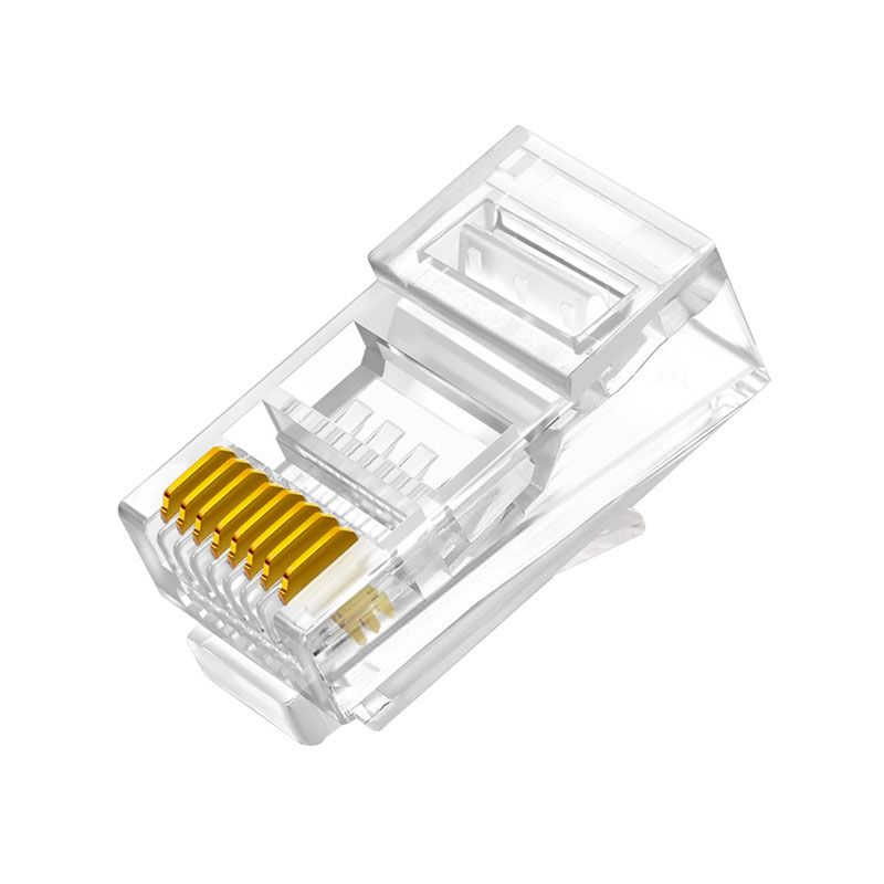 爱谱华顿(AIPU) 超五类非屏蔽RJ45水晶头(100个/盒) AP-S-03W